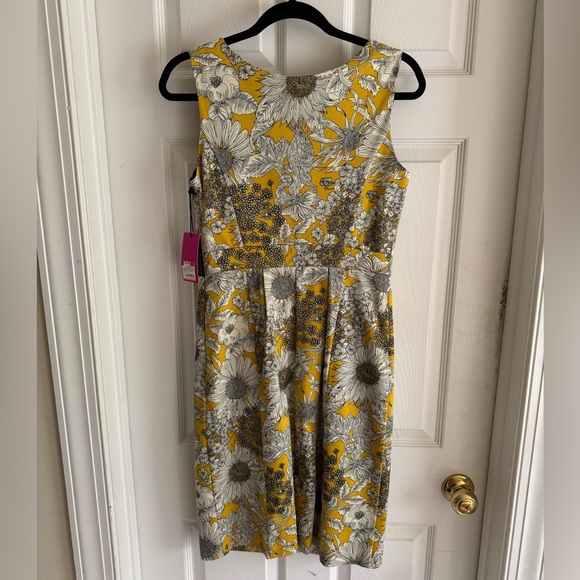 Liberty of London for Target Yellow Shift Dress, Flowers, 4, NWT - Picture 1 of 7